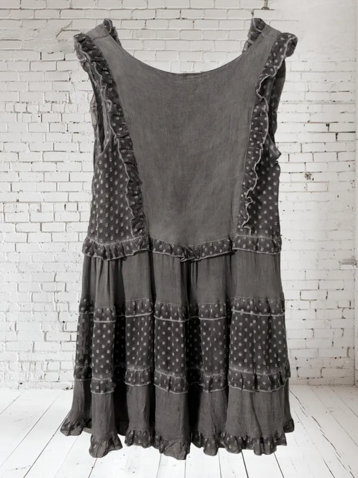 M Polka Dot and Ruffle Detail Tank product image (2)