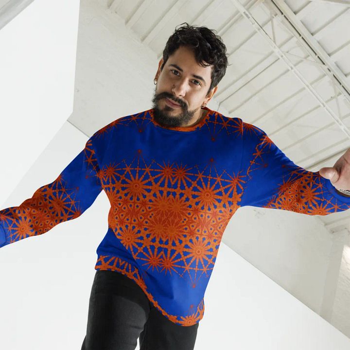Abstract Two Tone Unisex Sweatshirt product image (2)