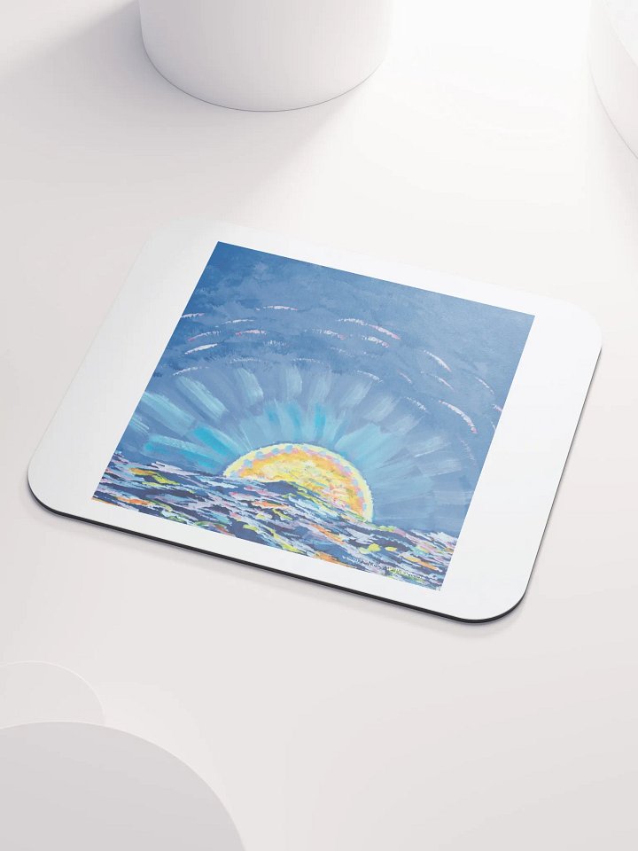 Seascape H 7.1″ x W 8.7" mouse pad product image (2)