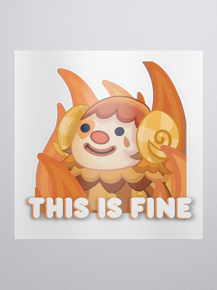 This is fine sticker product image (1)