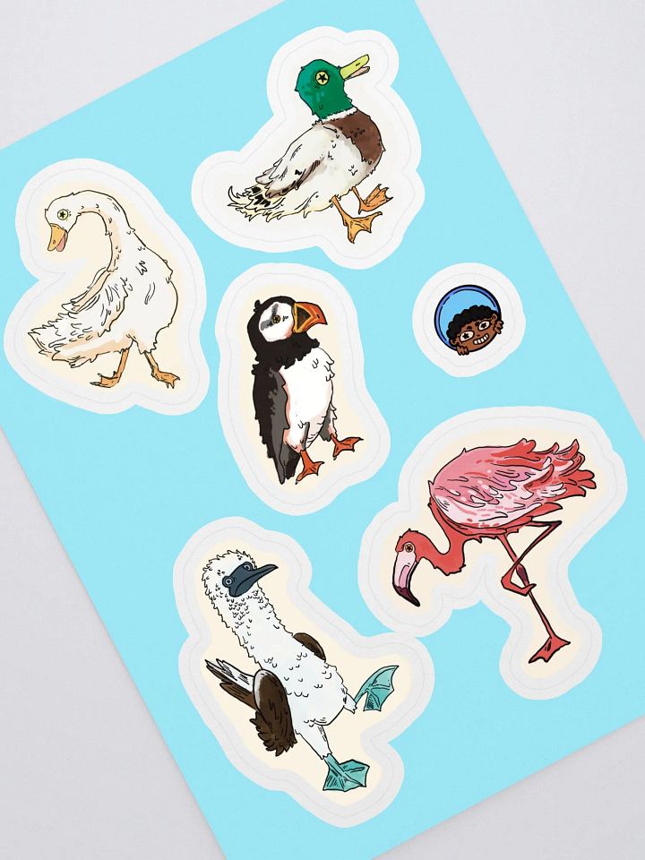 BIRDS🦆🦩✨ Sticker Sheet product image (1)