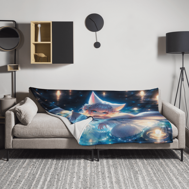 Fox Girl Spirit Throw Blanket product image (3)