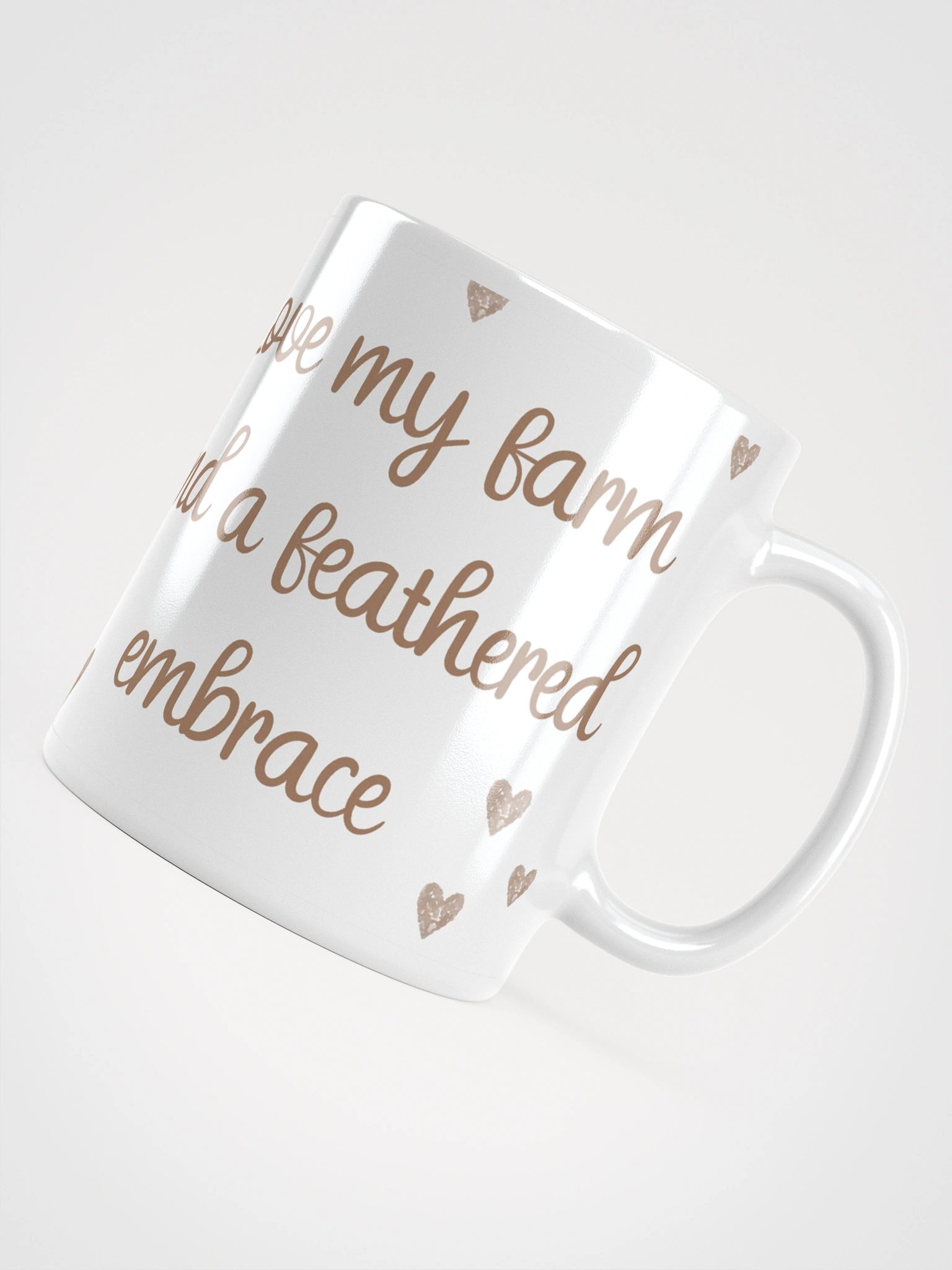 Feathered Embrace Farmhouse Mug product image (5)