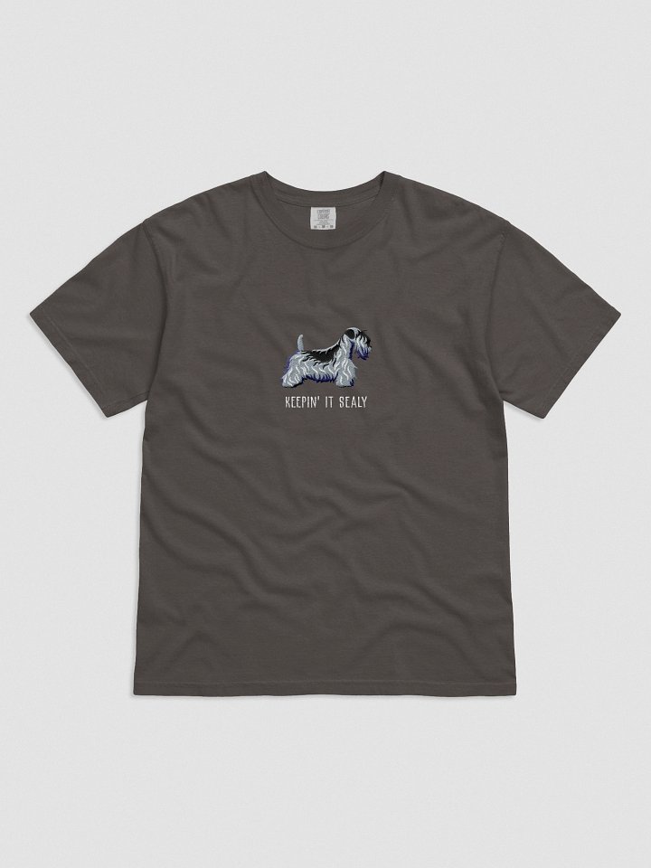 Keepin' It Sealy T-Shirt(Embroidered) of a Sealyham Terrier(Blue) product image (5)