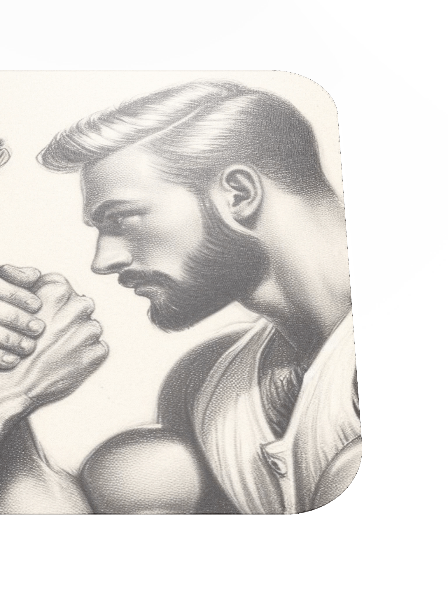 Up Close and Personal: Sailors – Tom of Finland Tribute Gay Pride Graphic Design Mouse Mat product image (5)