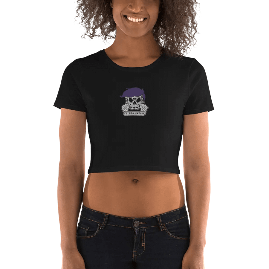 Enigma Nation Bella+Canvas Women's Crop Tee (EMBRODERED) product image (6)