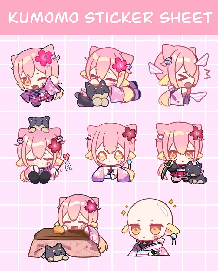 Kumomo Sticker Sheet product image (1)