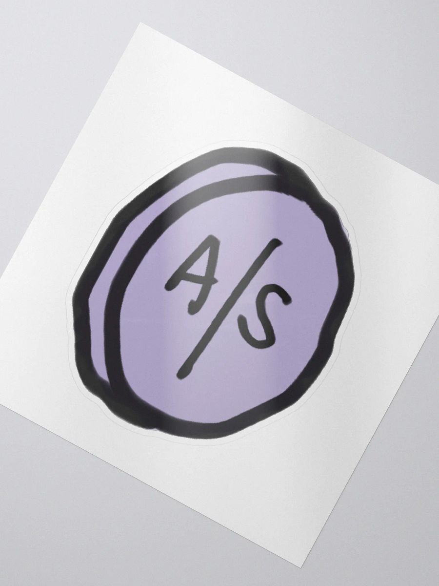 AS Initials (Gen 1) Sticker product image (2)