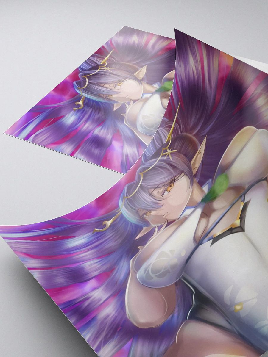 Dark Elf waifu sticker product image (4)