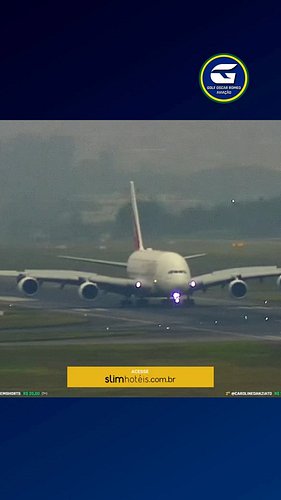 O gigante dos gigantes apareceu no céu paulista.
O Airbus A380, maior avião comercial do mundo, realizou um pouso marcante em...