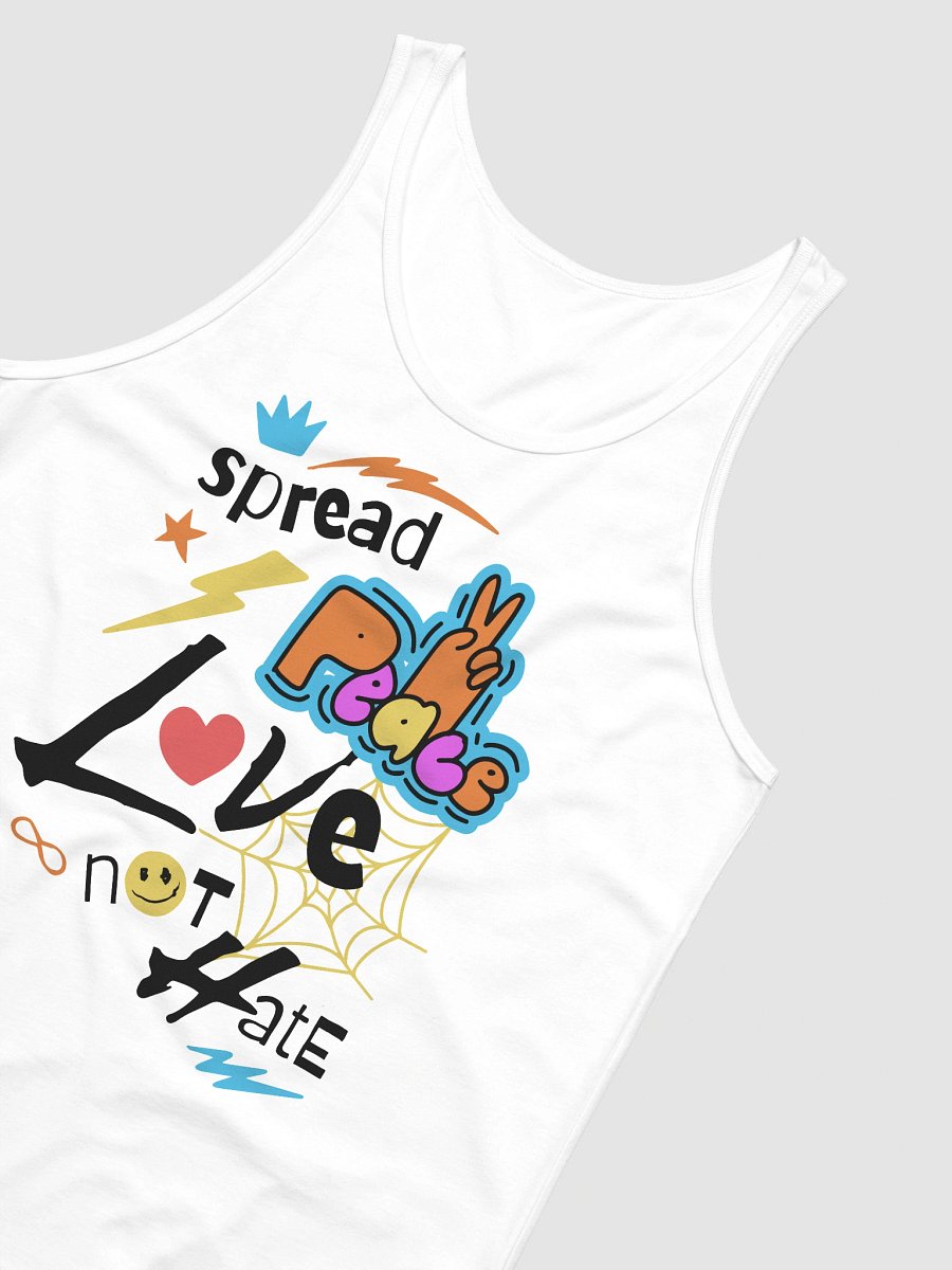 Spread Love, Not Hate | Jersey Tank by Bella+Canvas product image (5)