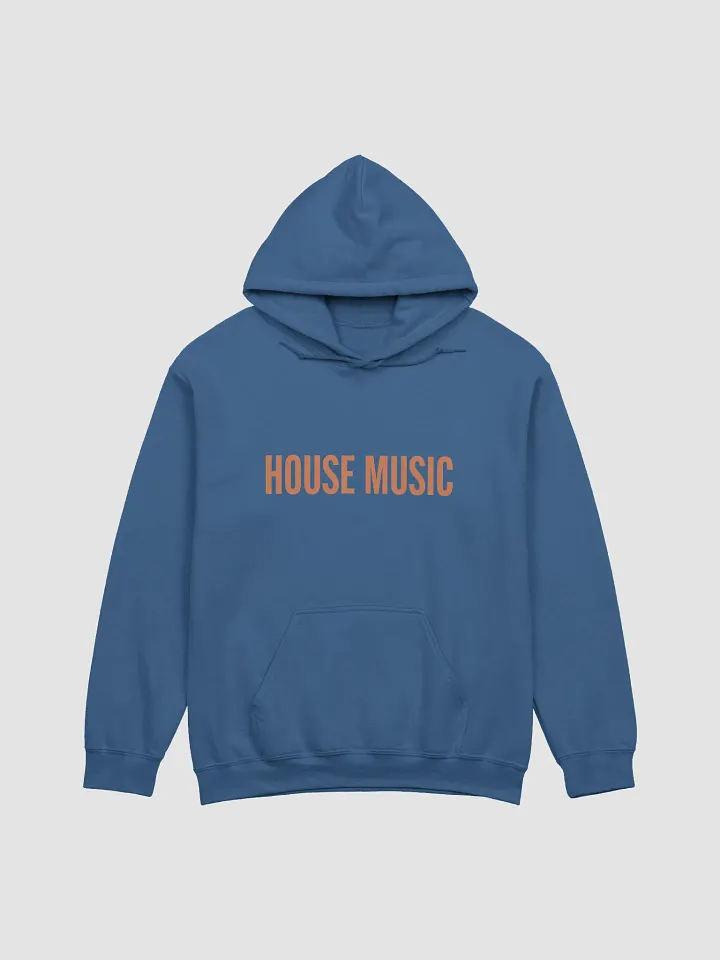 House Music Two Sided Orange Letter Hoodie product image (1)