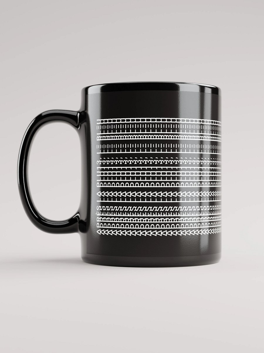 Mug Noir Codé Zen Blanc - Après la Pluie, le Bleu - Cadeau élégant product image (6)