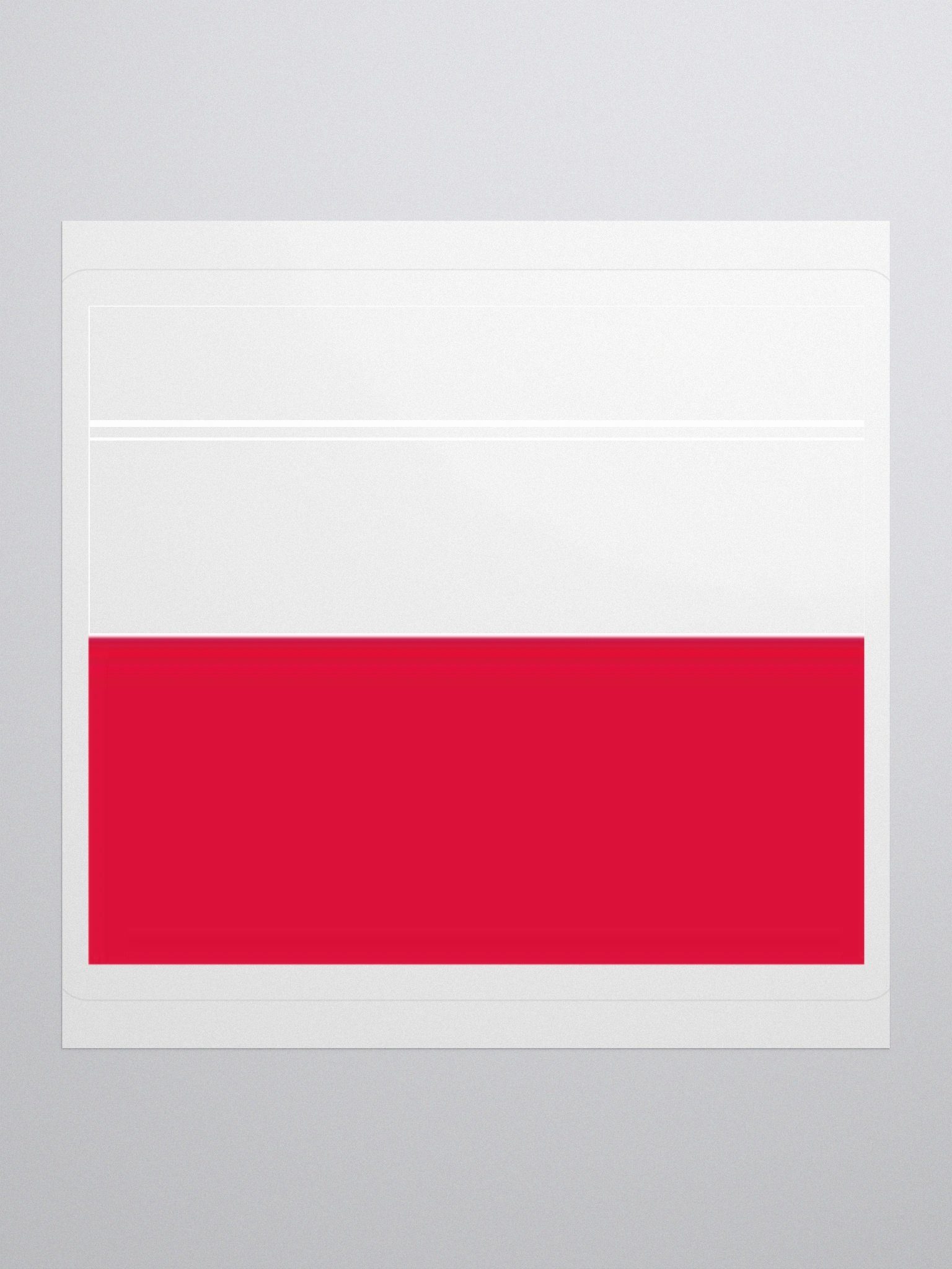 Exclusive Poland Flag Kiss-Cut Stickers - High-Quality Vinyl, Multiple Sizes product image (1)