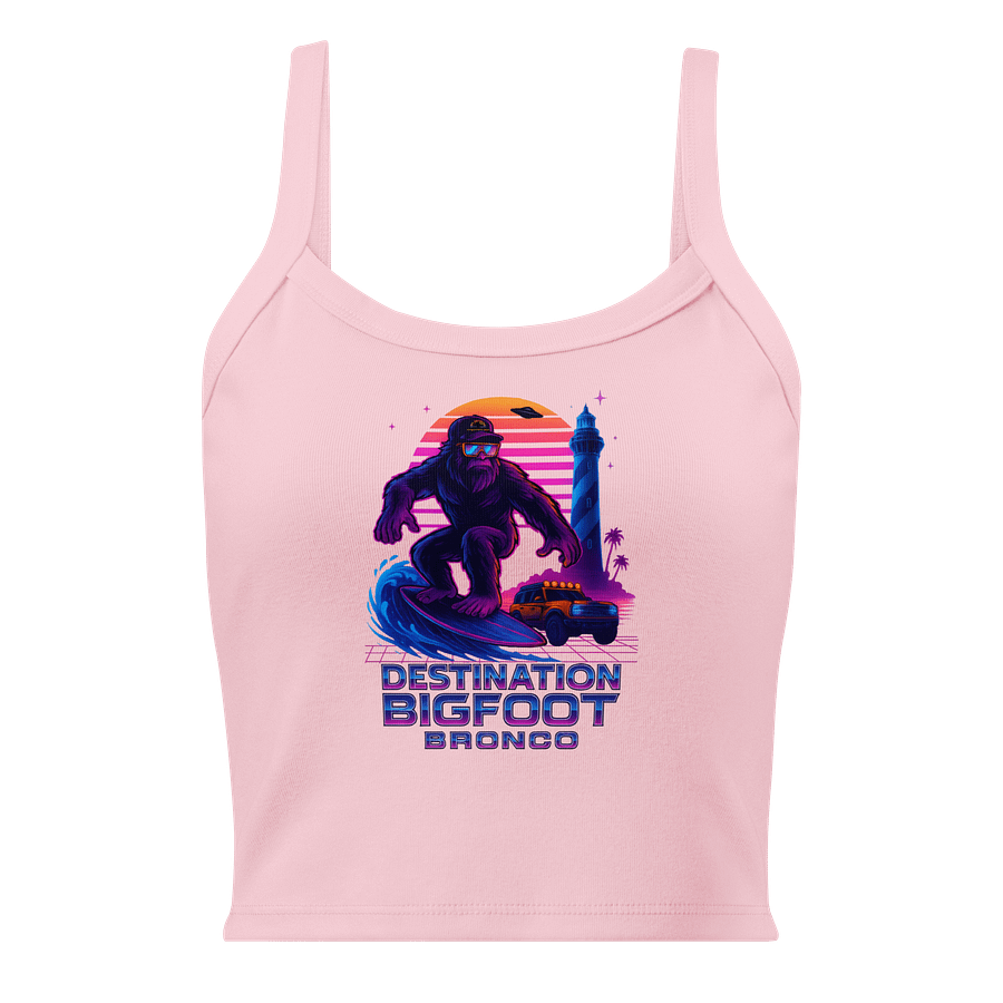 Destination Bigfoot Bronco Synthwave Women's Sunset Tank (Multiple Colors) product image (17)