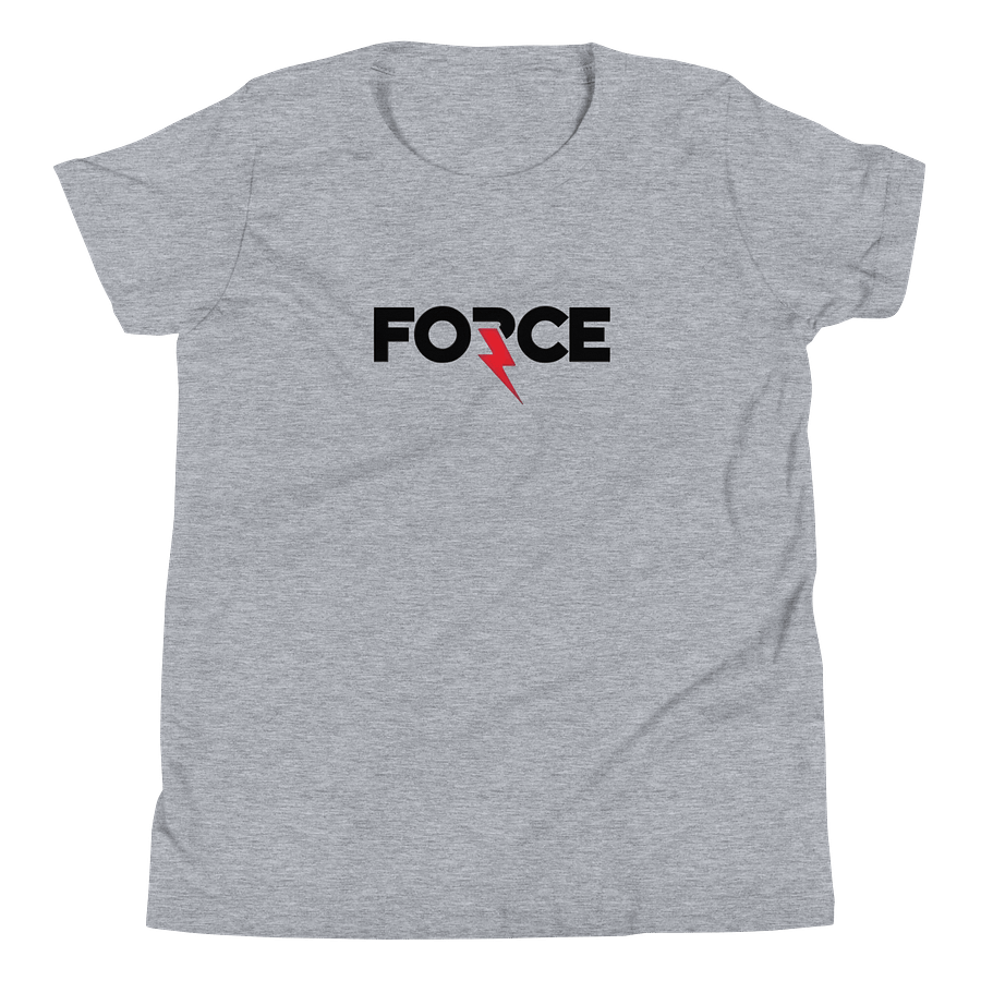 Kids Youth Short Sleeve T-Shirt Force Lettering product image (4)