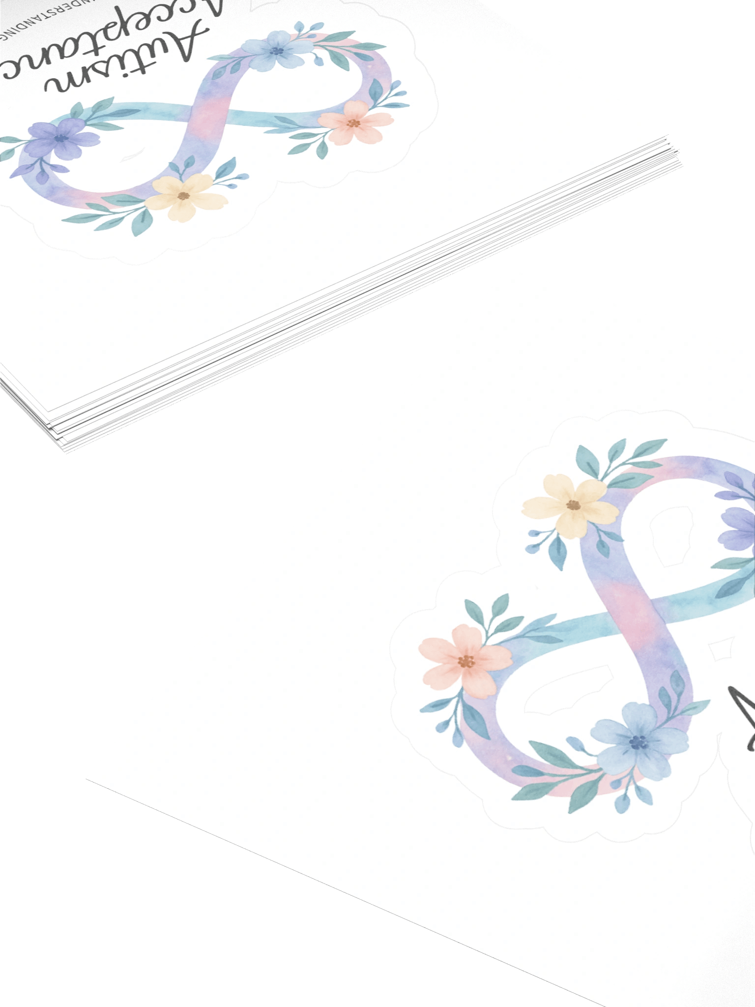 Infinity Blossoms Autism Acceptance Stickers product image (11)