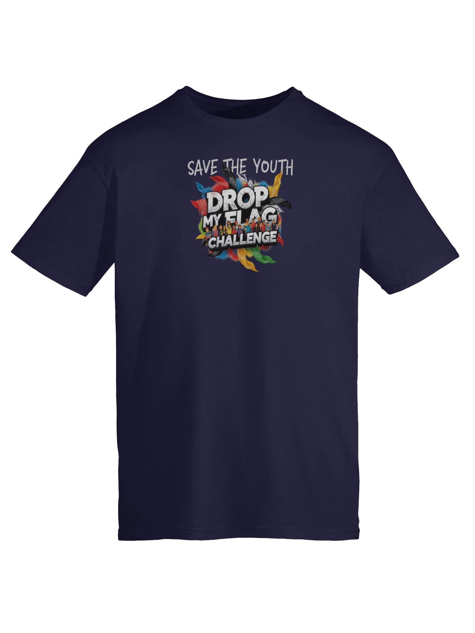 Navy Drop My Flag Tee product image (9)