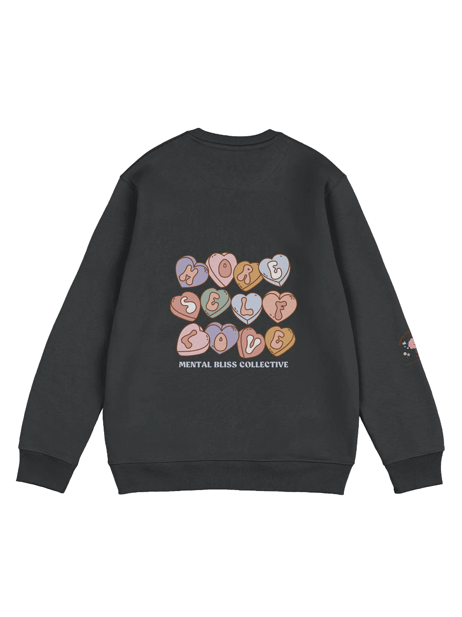 "More Self Love" Eco Sweatshirt - A Reminder to Embrace Yourself Crewneck product image (2)