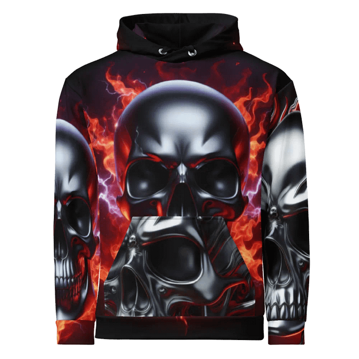 Silver Blaze - Unisex Skull Hoodie #20 product image (1)