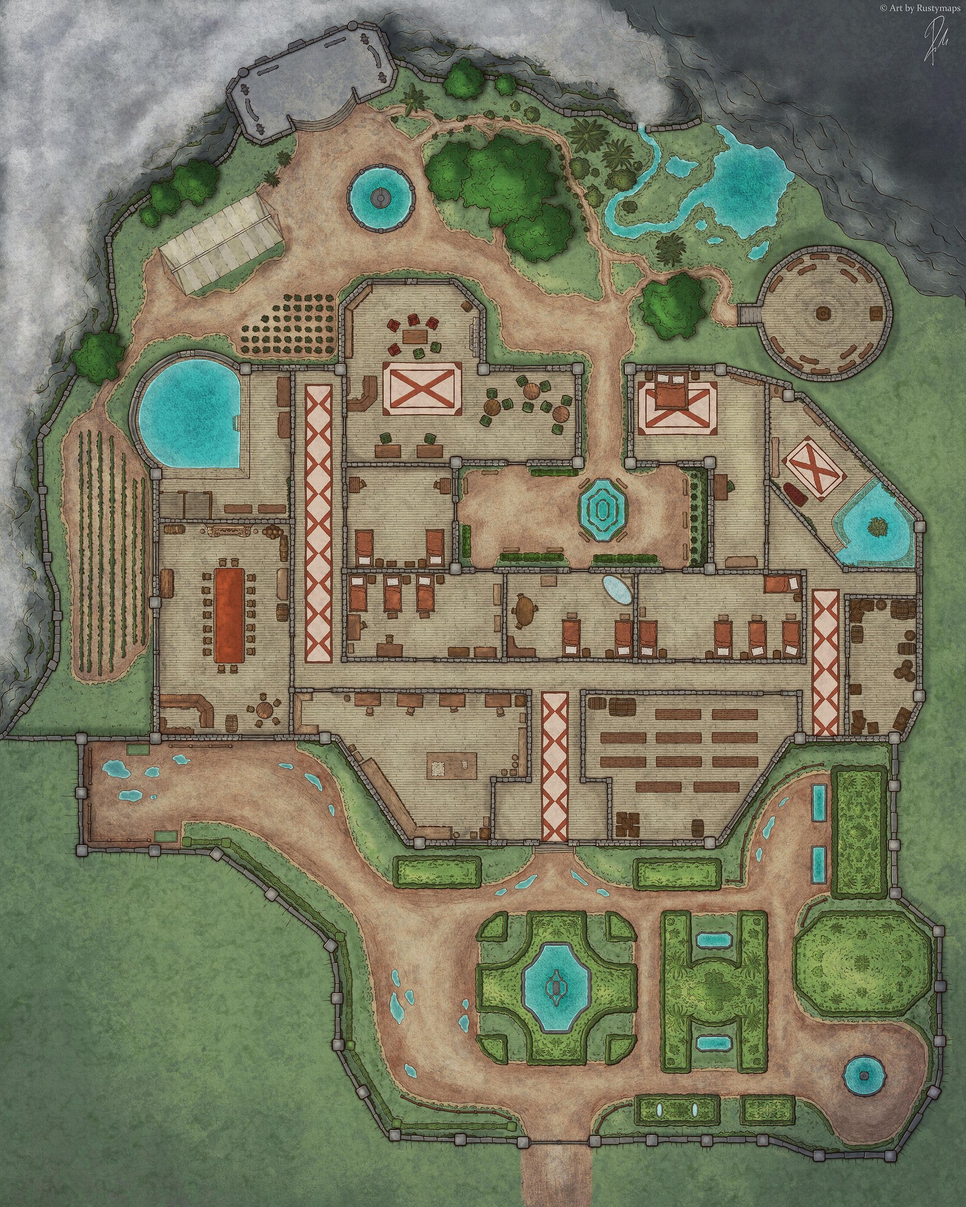 Ervin's Mansion Battle Map Pack product image (1)