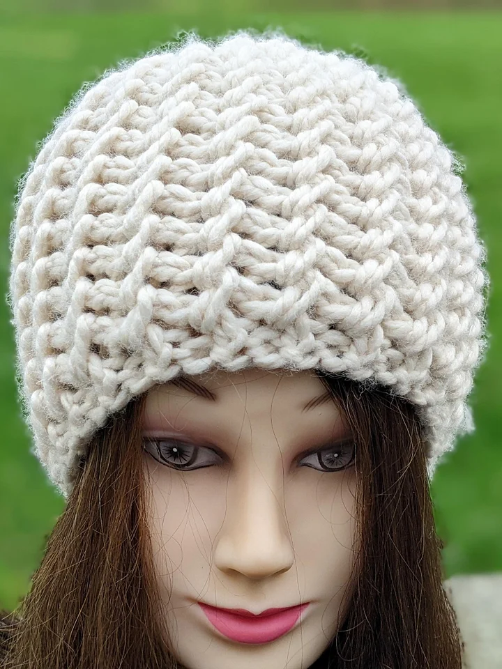 Flat Knit Super Bulky Hat Pattern product image (2)