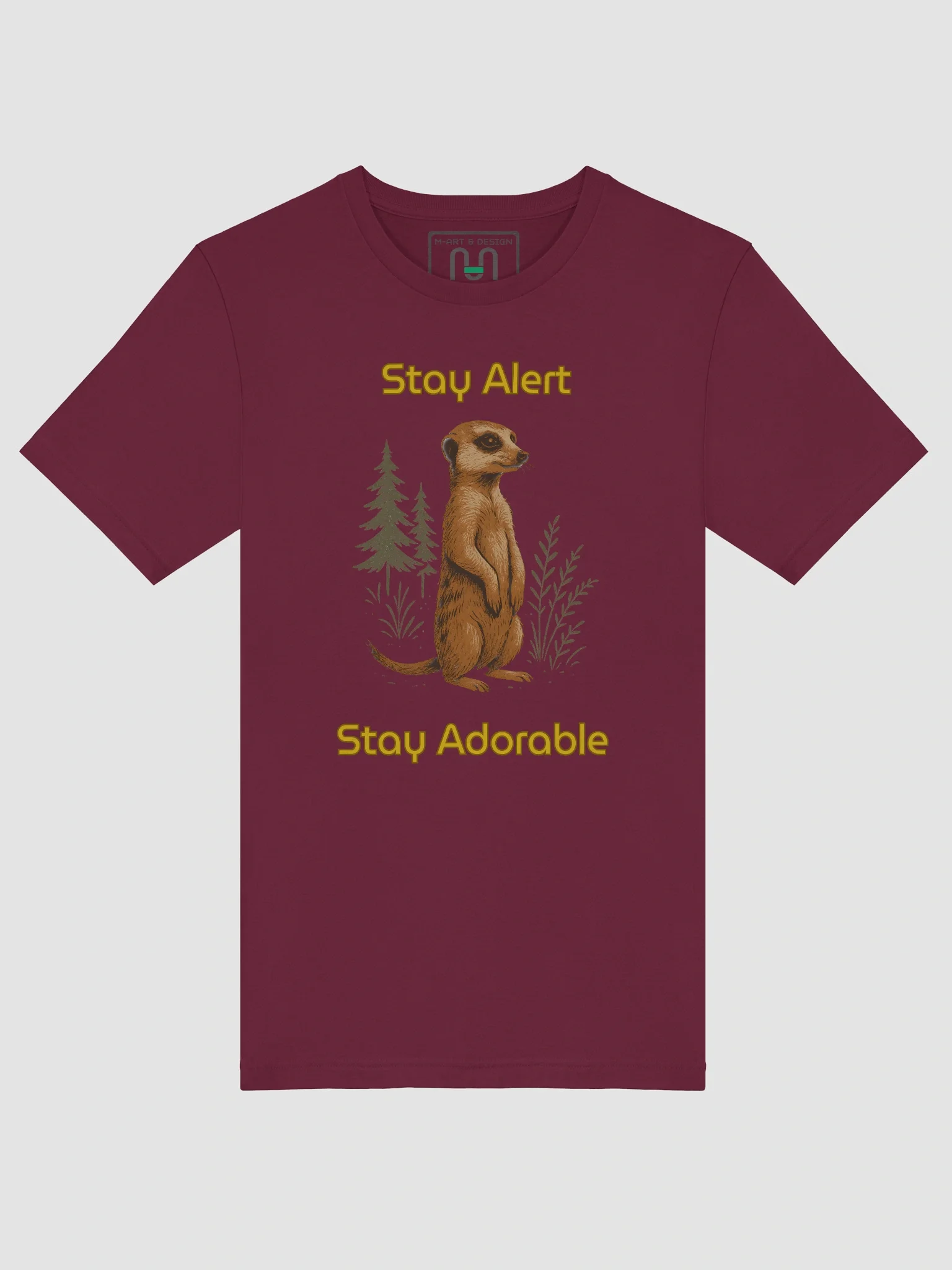 Stay Alert, Stay Adorable – Meerkat Tee product image (5)