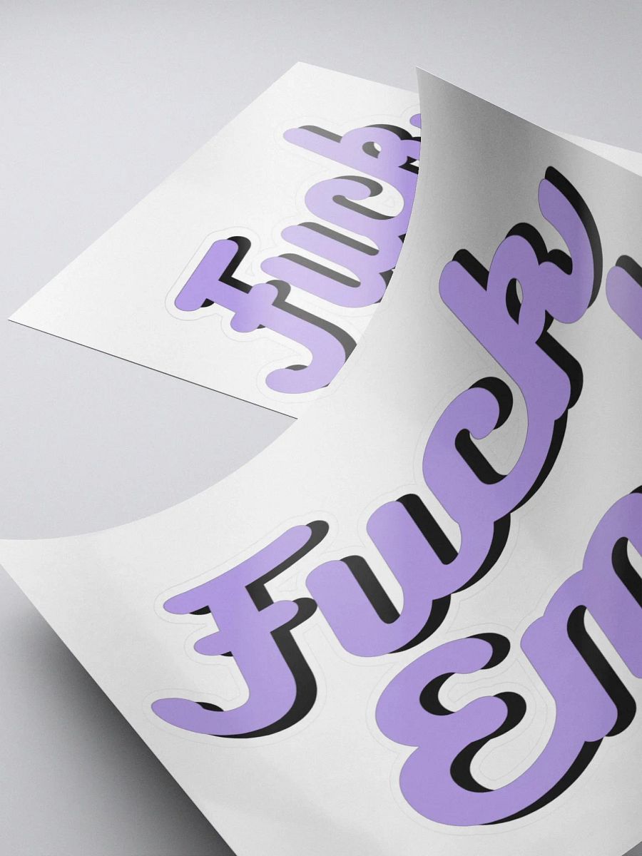 F em! Sticker product image (4)