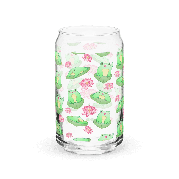 Kawaii Froggie Can Shaped Glass product image (2)
