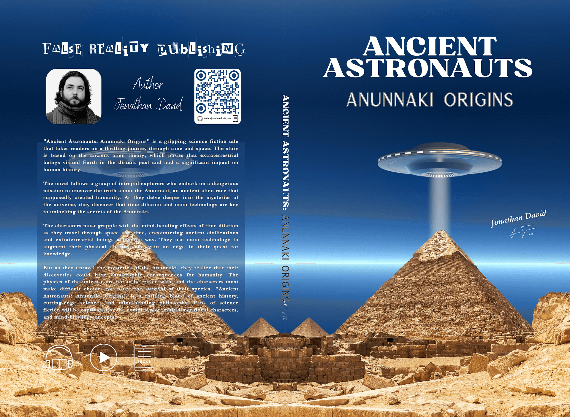 Ancient Astronauts- Anunnaki Origins [Signed Hardcover] [handmade] product image (3)