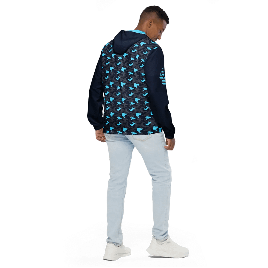 Paw Print Camo Windbreaker product image (4)