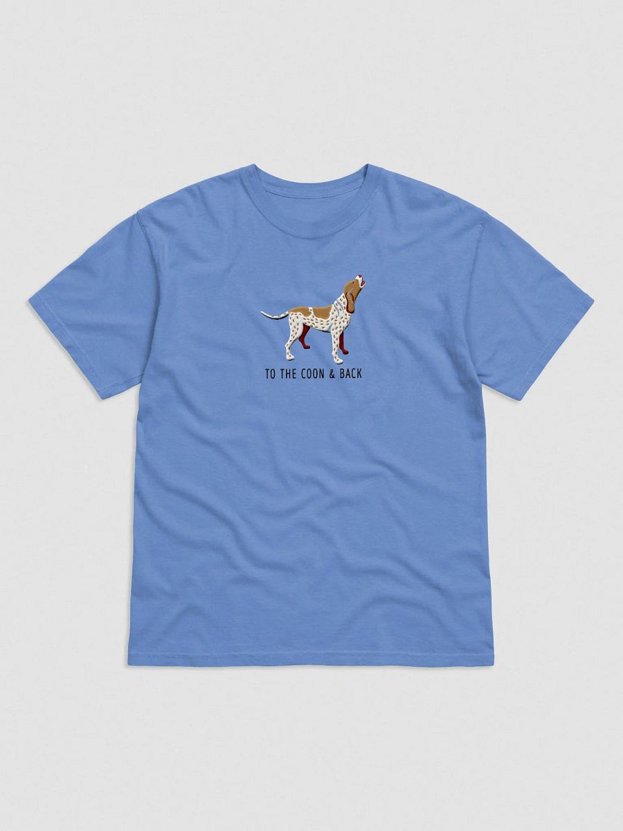 To the Coon and Back T-Shirt(Embroidered) of a Redtick Coonhound product image (4)