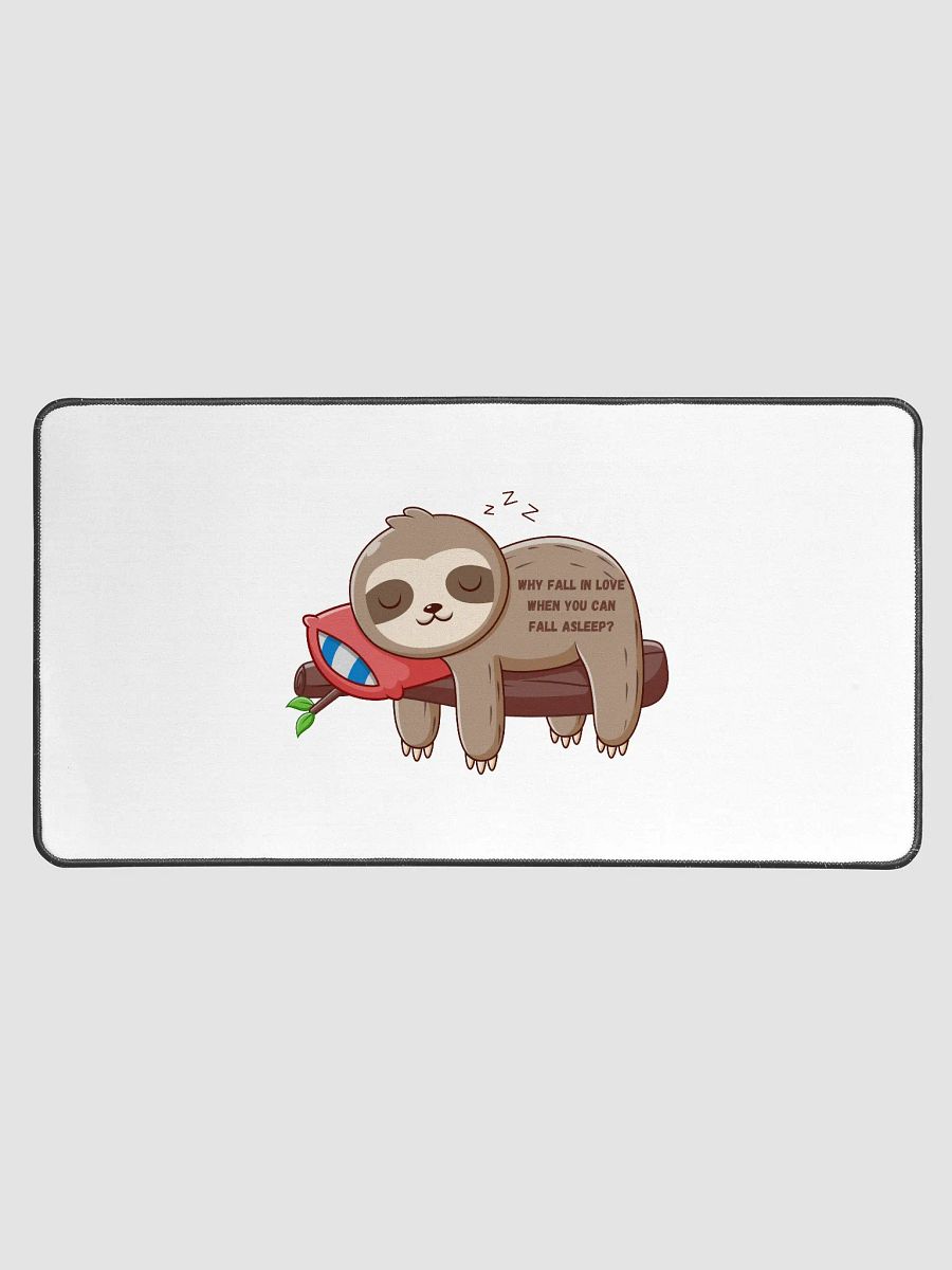 Sloth Snooze Desk Mat product image (1)