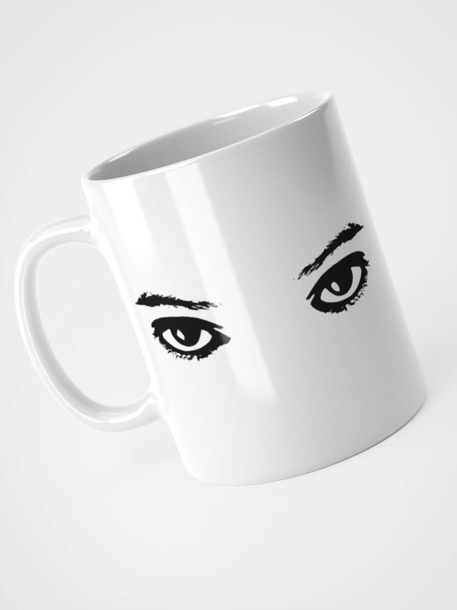 "Icy" White Glossy Mug product image (1)