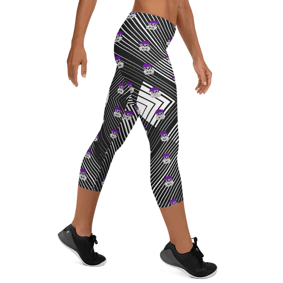 Enigma Nation All-Over Print Capri Leggings product image (9)