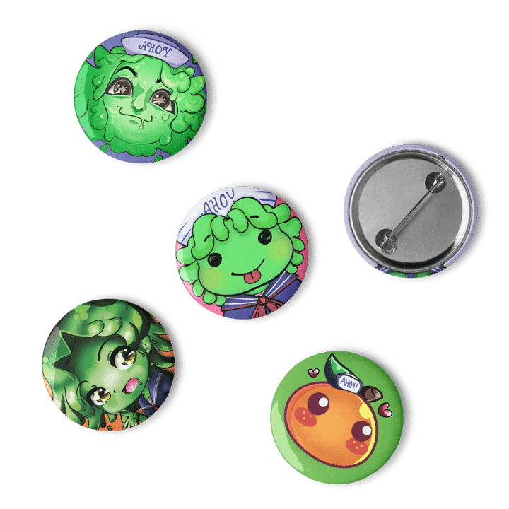 Slimeball Steve Button Set product image (2)