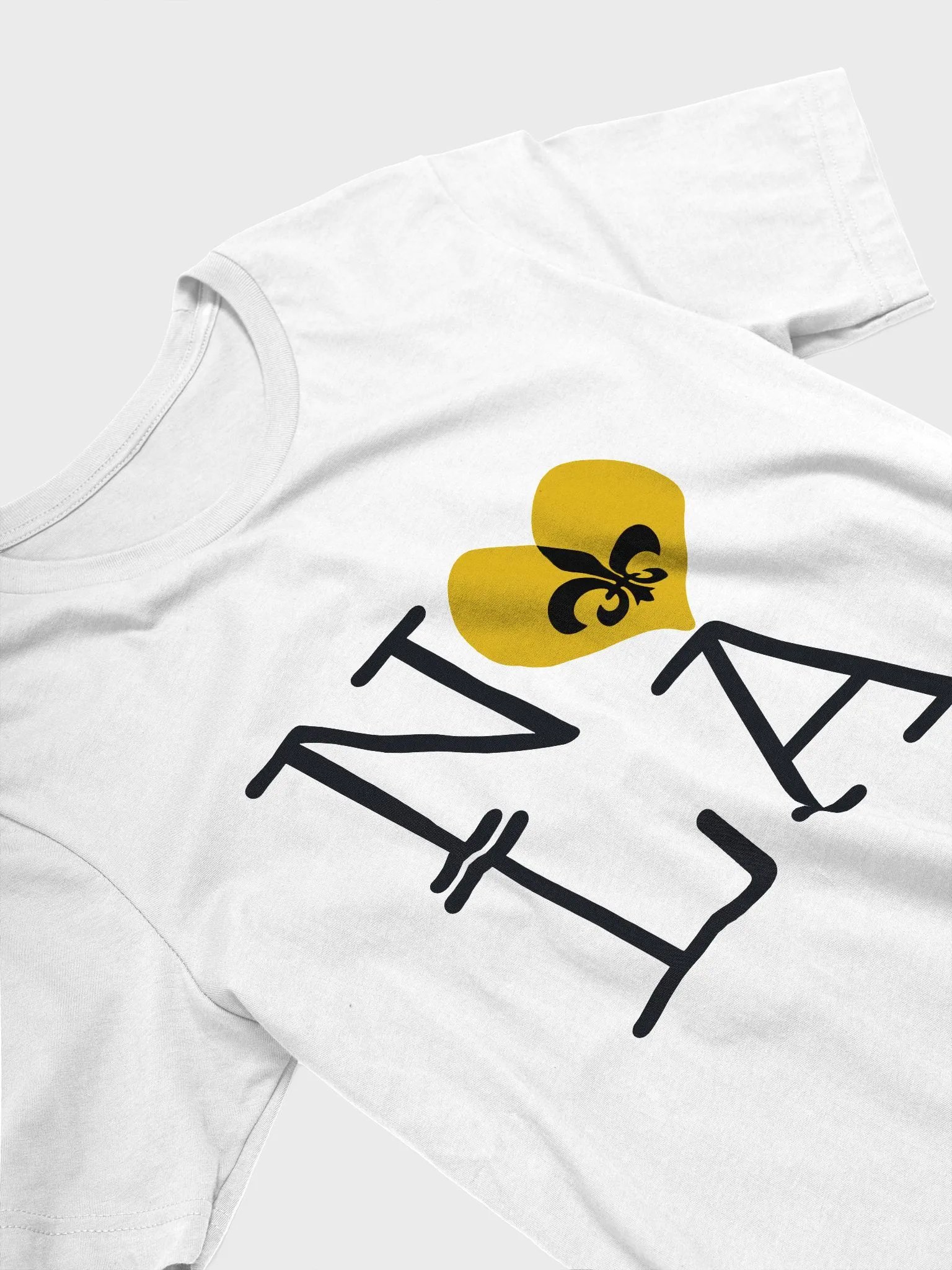I LOVE NOLA **SUPERSOFT BIGSHOT TEE** (GOLD HEART) product image (18)