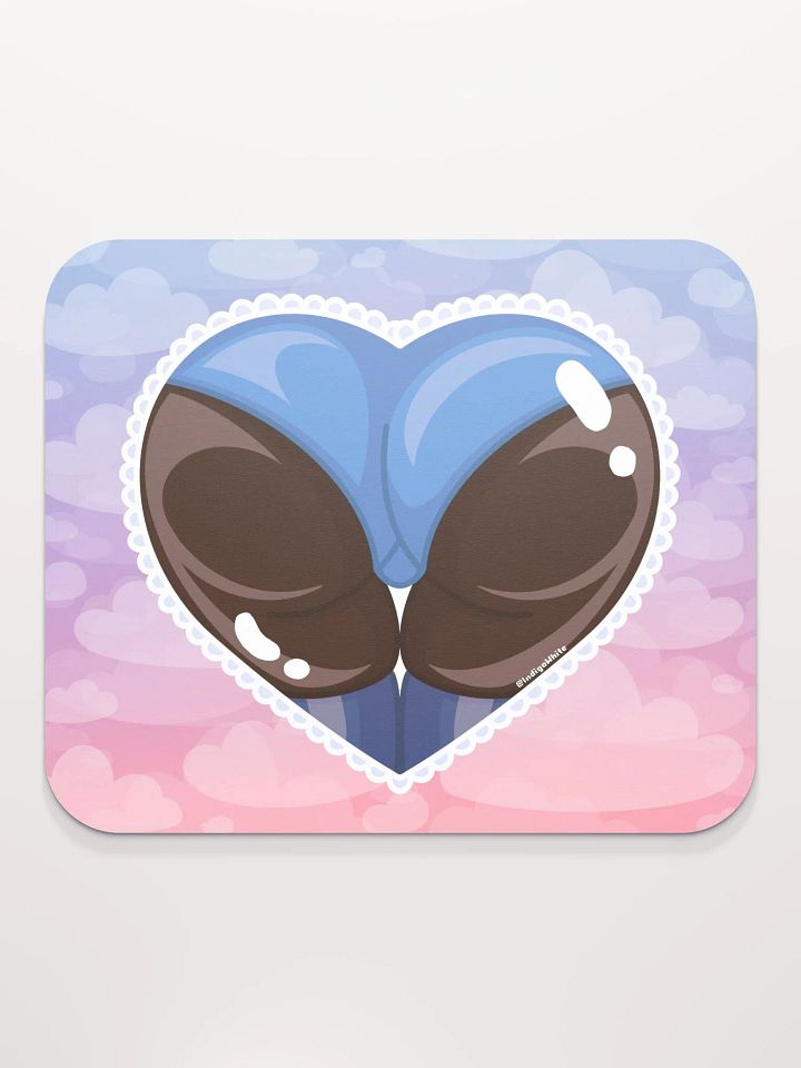 Blue Heart Booty Mousepad product image (2)