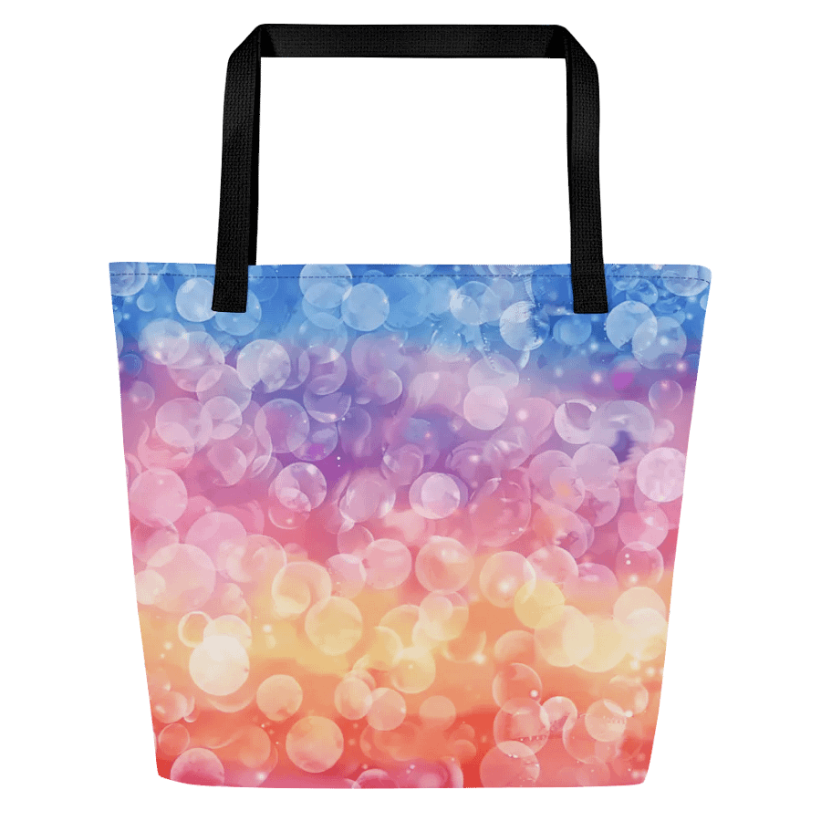 Bokeh Ombre Radiance Polyester Tote Bag product image (2)