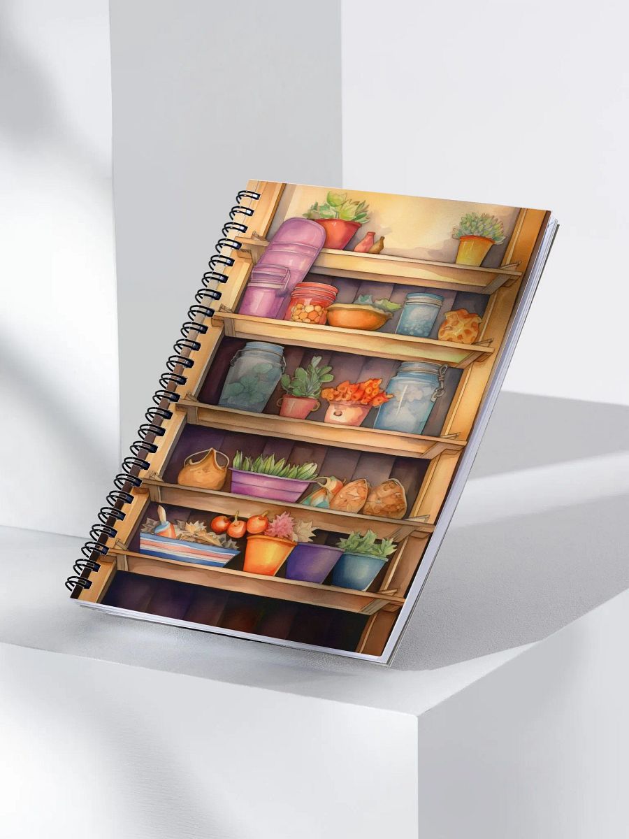 Wooden shelf Pantry Notebook product image (3)