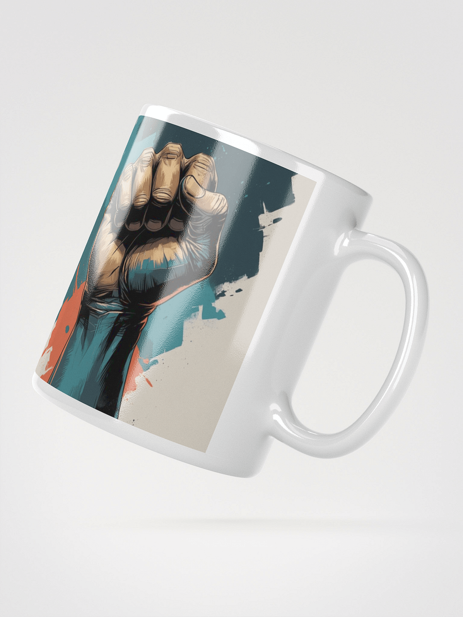 Empowerment Fist White Glossy Mug product image (7)