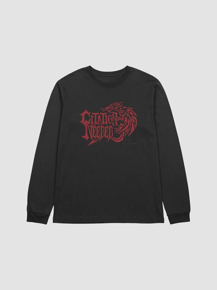 Citation Needed Metal Chaos Dragon Long Sleeved T-Shirt product image (5)