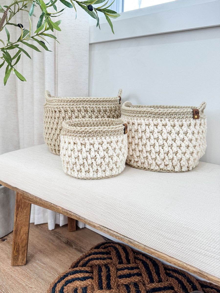 Homebody Baskets Crochet Pattern product image (7)