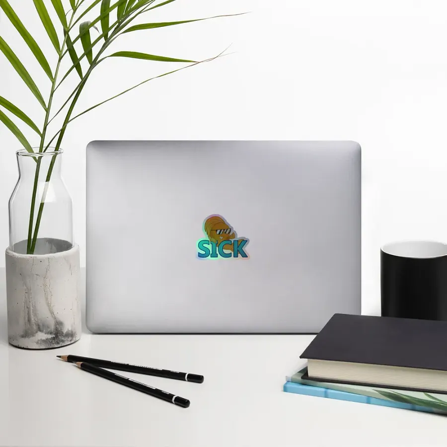Sick Fish Holographic Sticker product image (12)