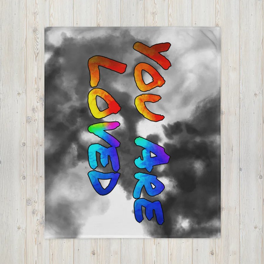 Your are loved blanket product image (4)