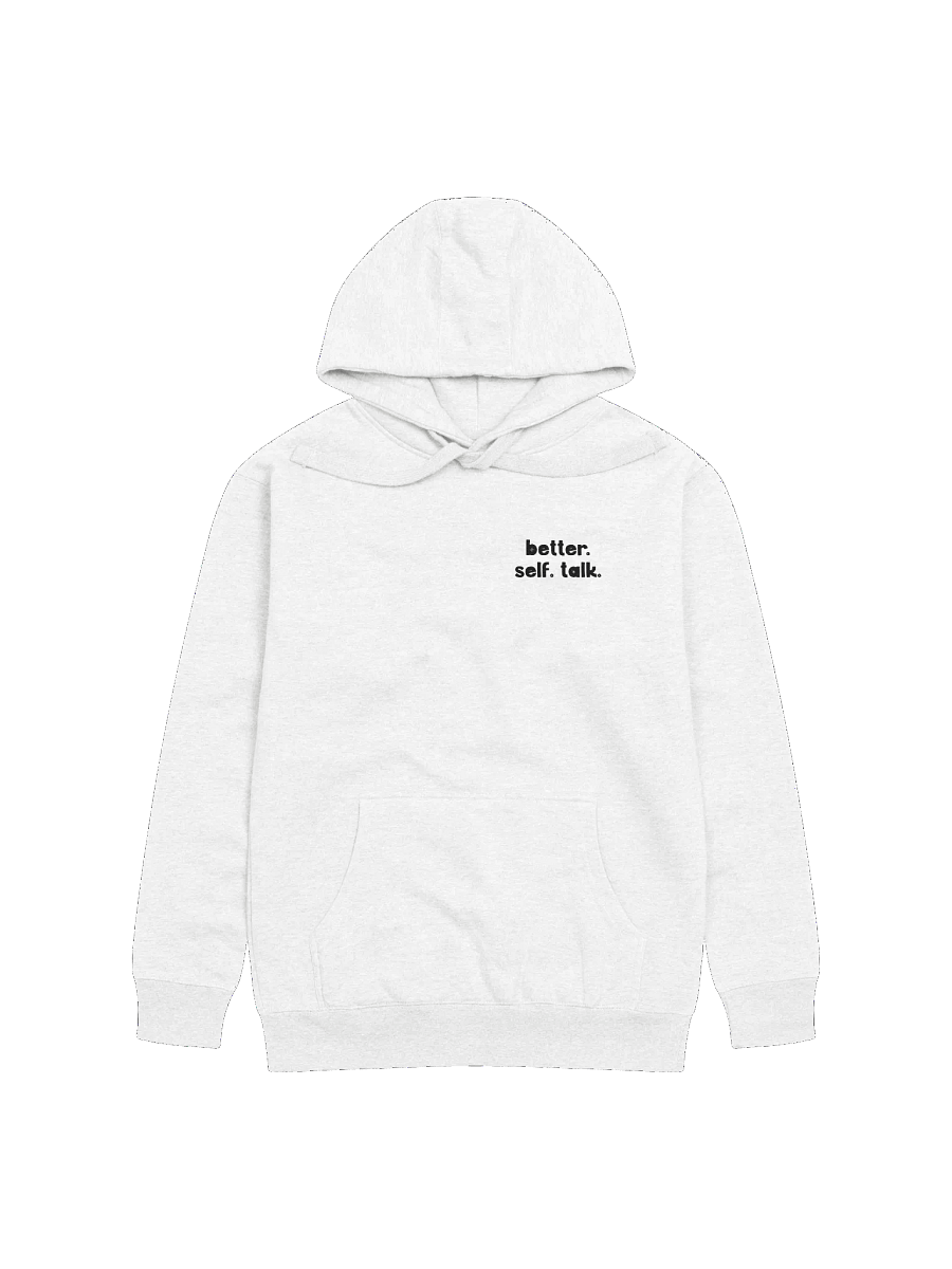 Better. Self. Talk. Hoodie (Black & White) product image (1)