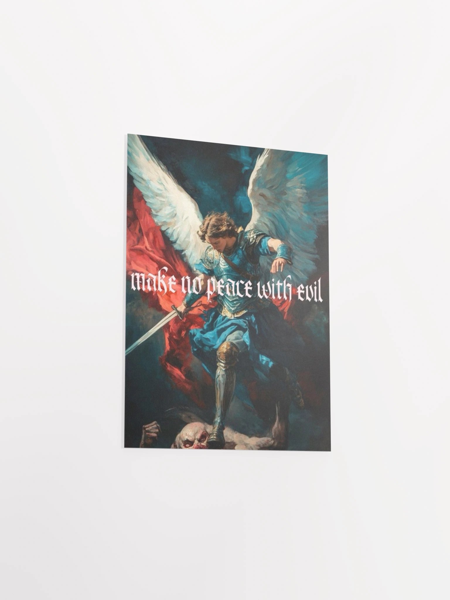 Make No Peace With Evil Saint Michael Poster product image (9)