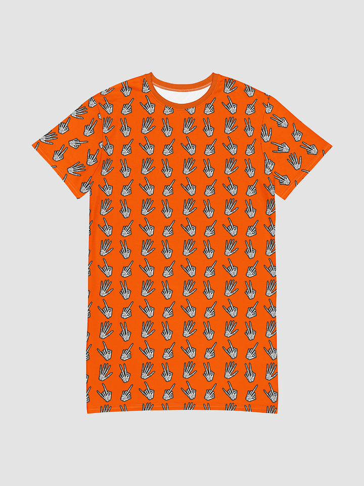 Bone Zone pattern t-shirt dress product image (2)