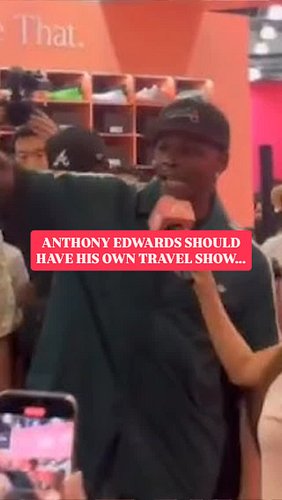 Anthony Edwards should have his own travel show at this point...

Search “10kTV” on YouTube or anywhere you get your podcasts...