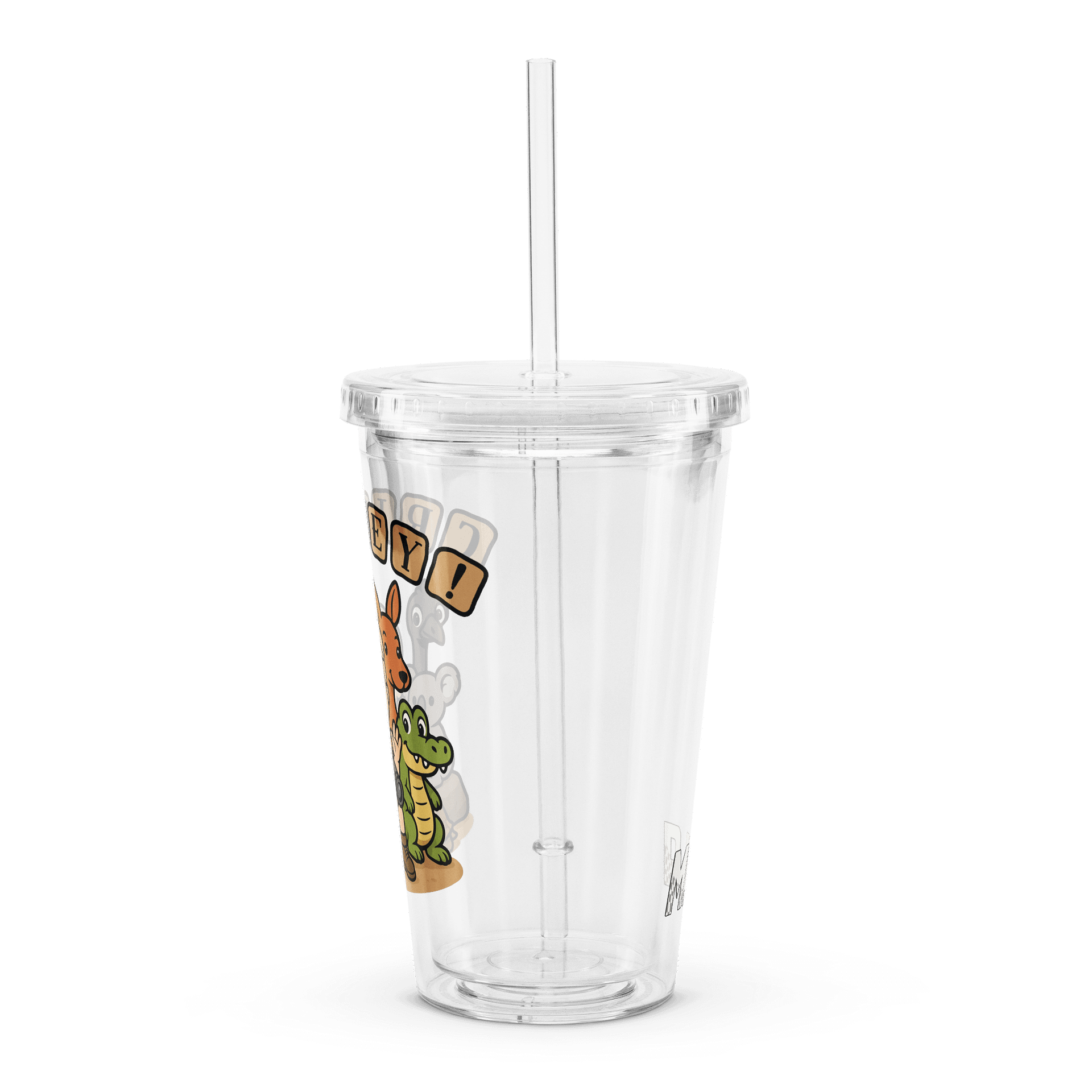 Crikey! - Double Wall Clear Plastic Tumbler product image (4)